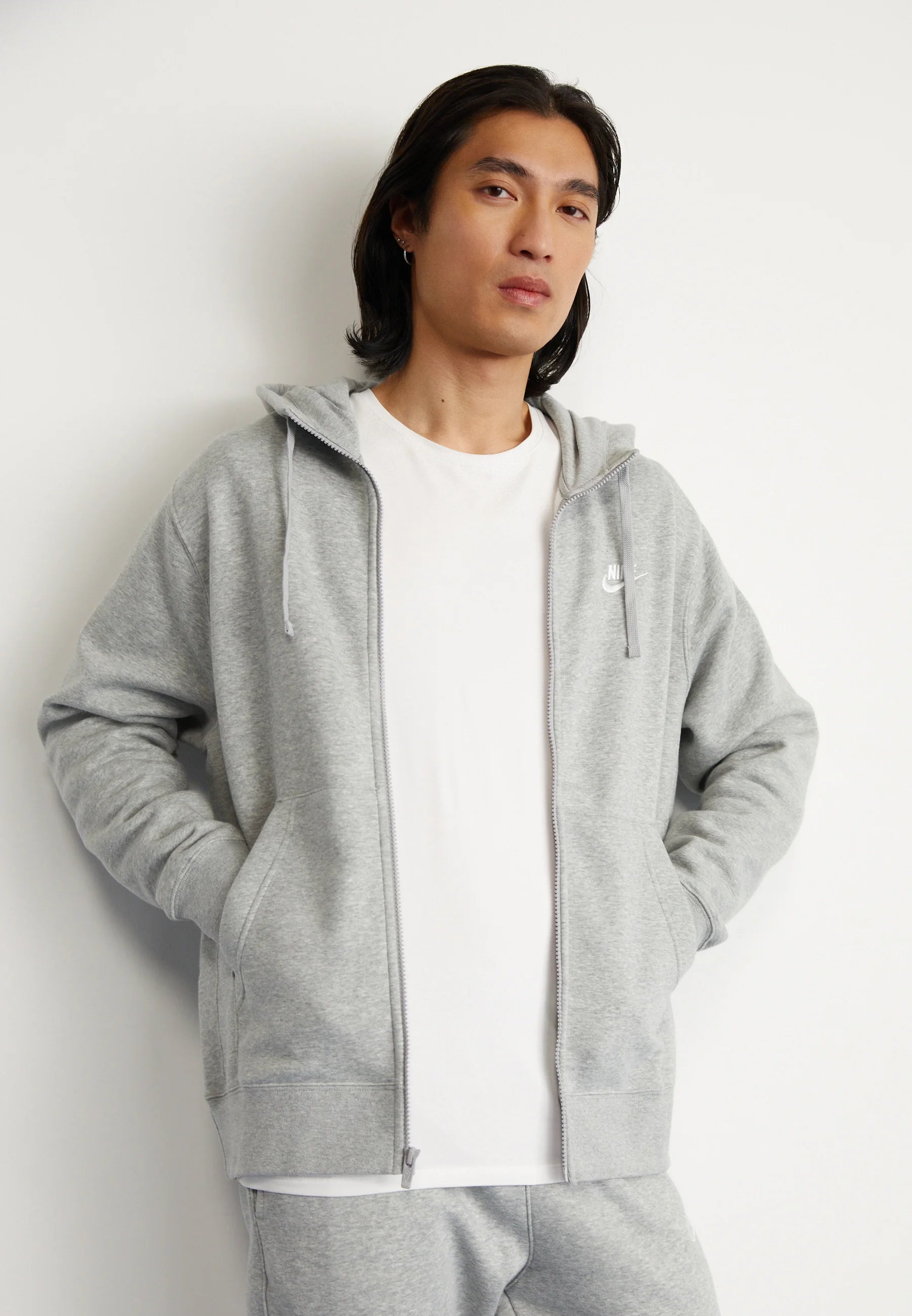 Jaqueta Nike Sportswear Club - Cinza