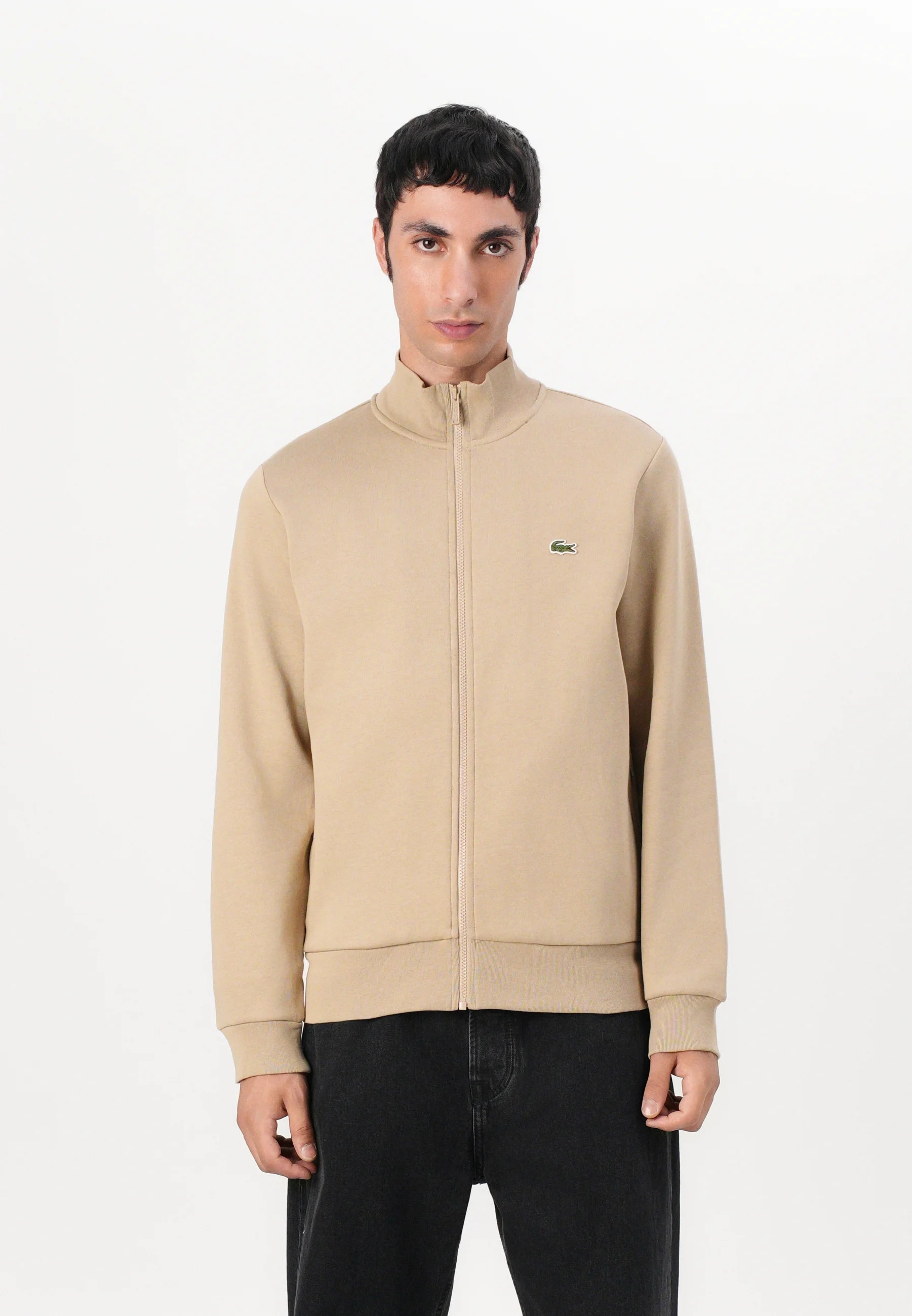 Jaqueta Lacoste Gola Alta - Bege