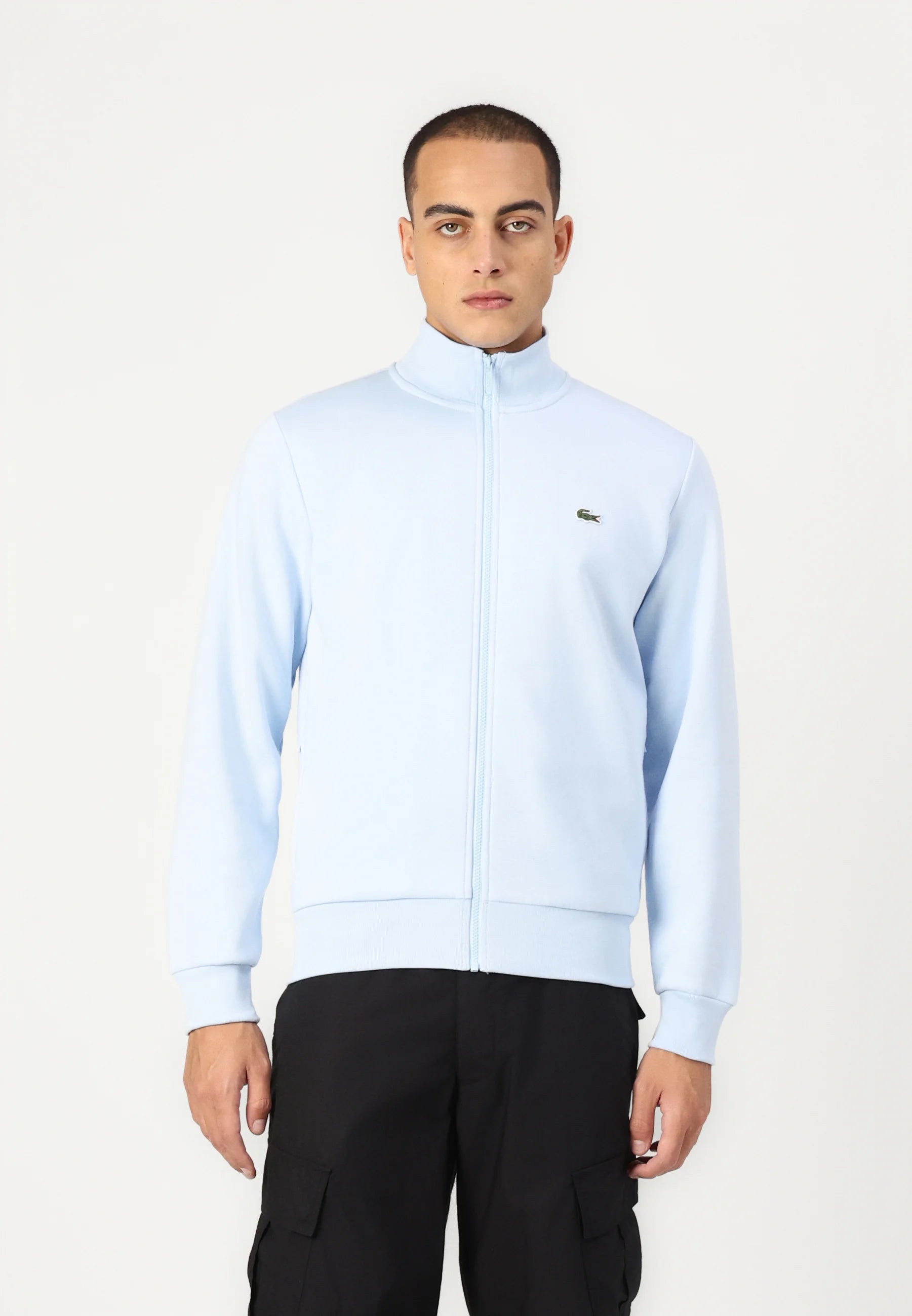 Jaqueta Lacoste Gola Alta - Azul Claro