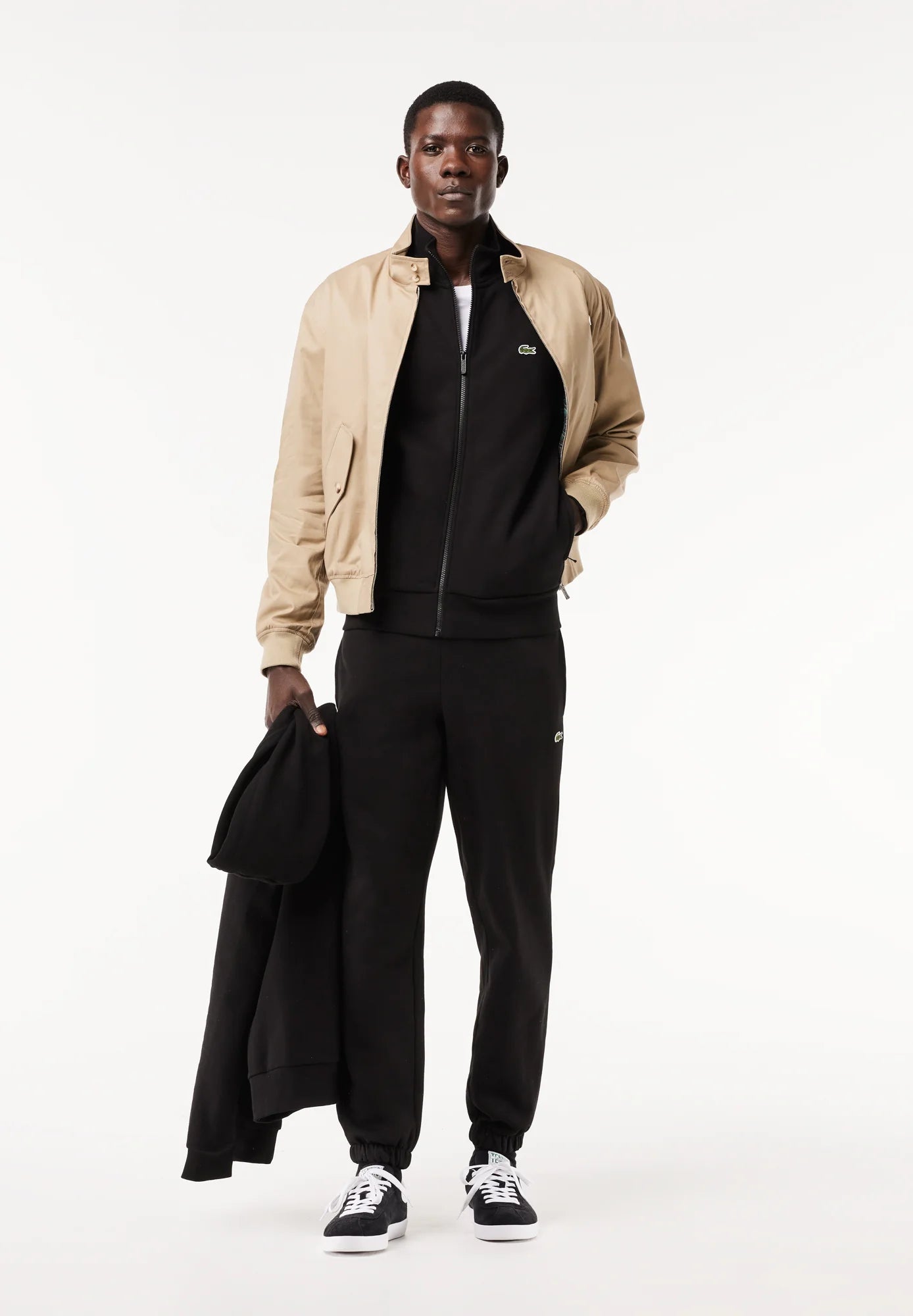 Jaqueta Lacoste Gola Alta - Preto