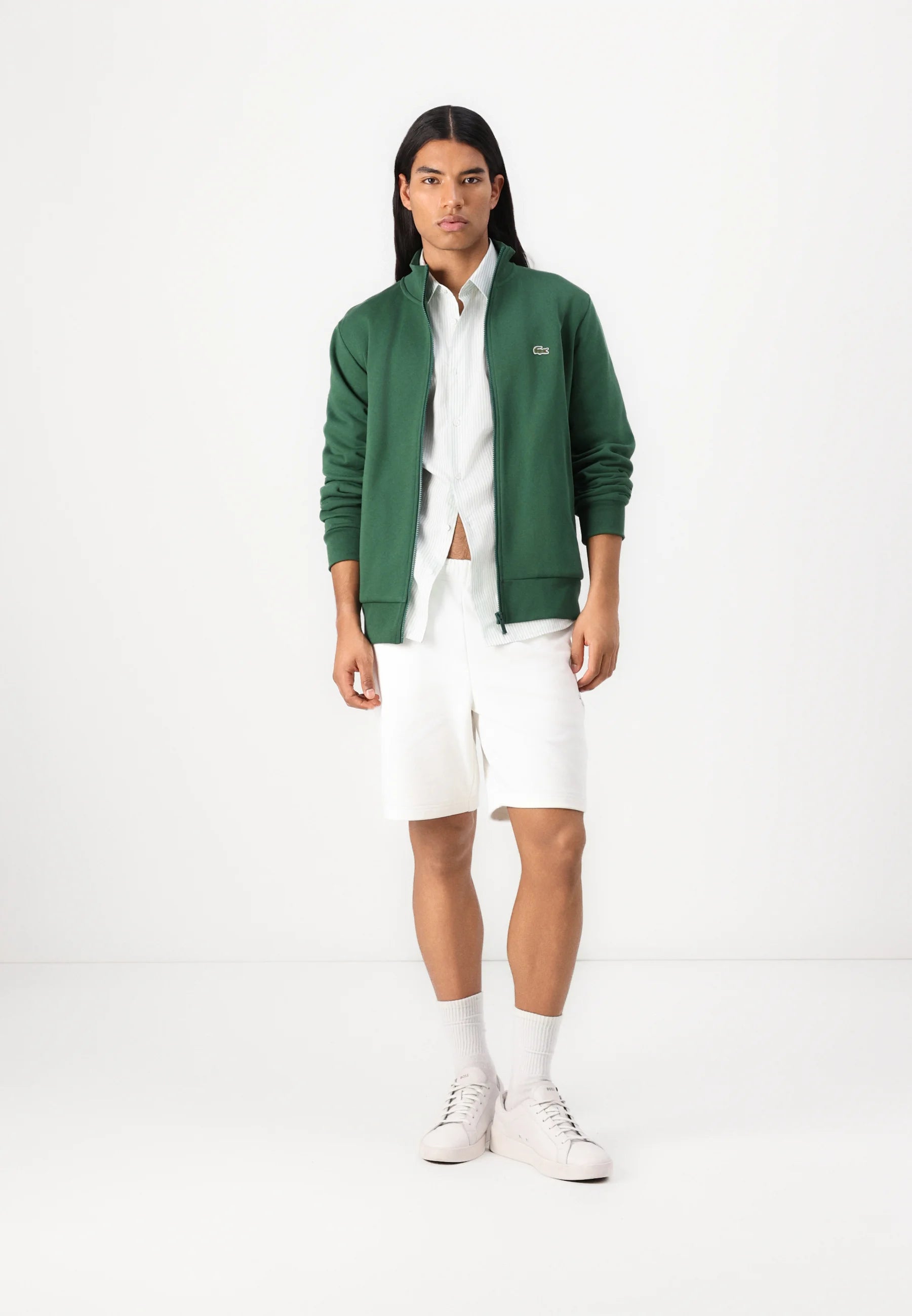 Jaqueta Lacoste Gola Alta - Verde