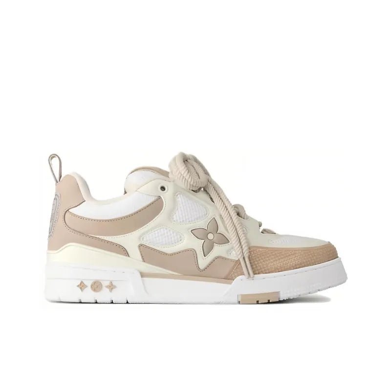 Tênis Lv Skate Beige White