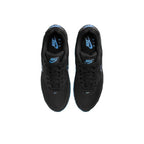 tênis masculino, tênis esportivo, tênis preto, tênis preto com azul, tênis confortável, tênis casual, tênis para caminhada, tênis para corrida, tênis academia, tênis dia a dia