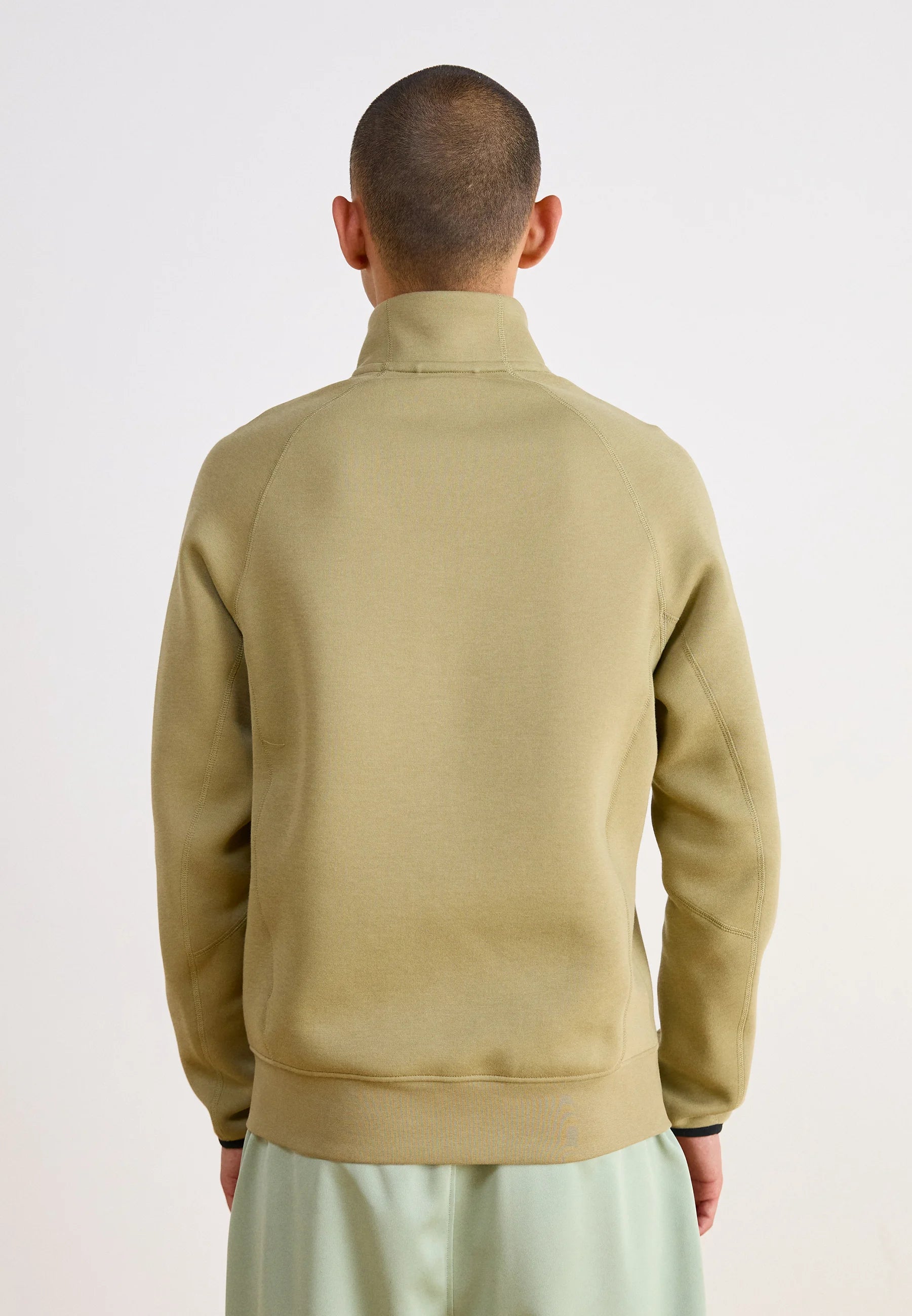 Jaqueta Nike Tech Fleece Sweatshirt - Verde oliva