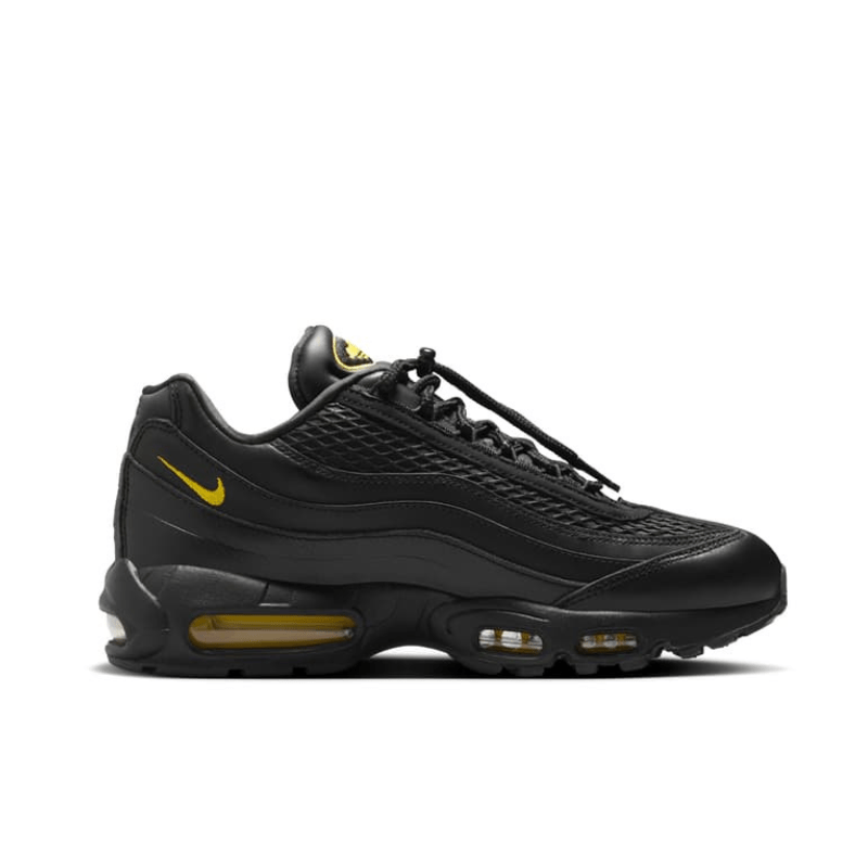 tênis masculino, tênis esportivo, tênis preto com amarelo, tênis confortável, tênis casual, tênis para caminhada, tênis academia, tênis moderno, tênis para corrida, tênis masculino preto