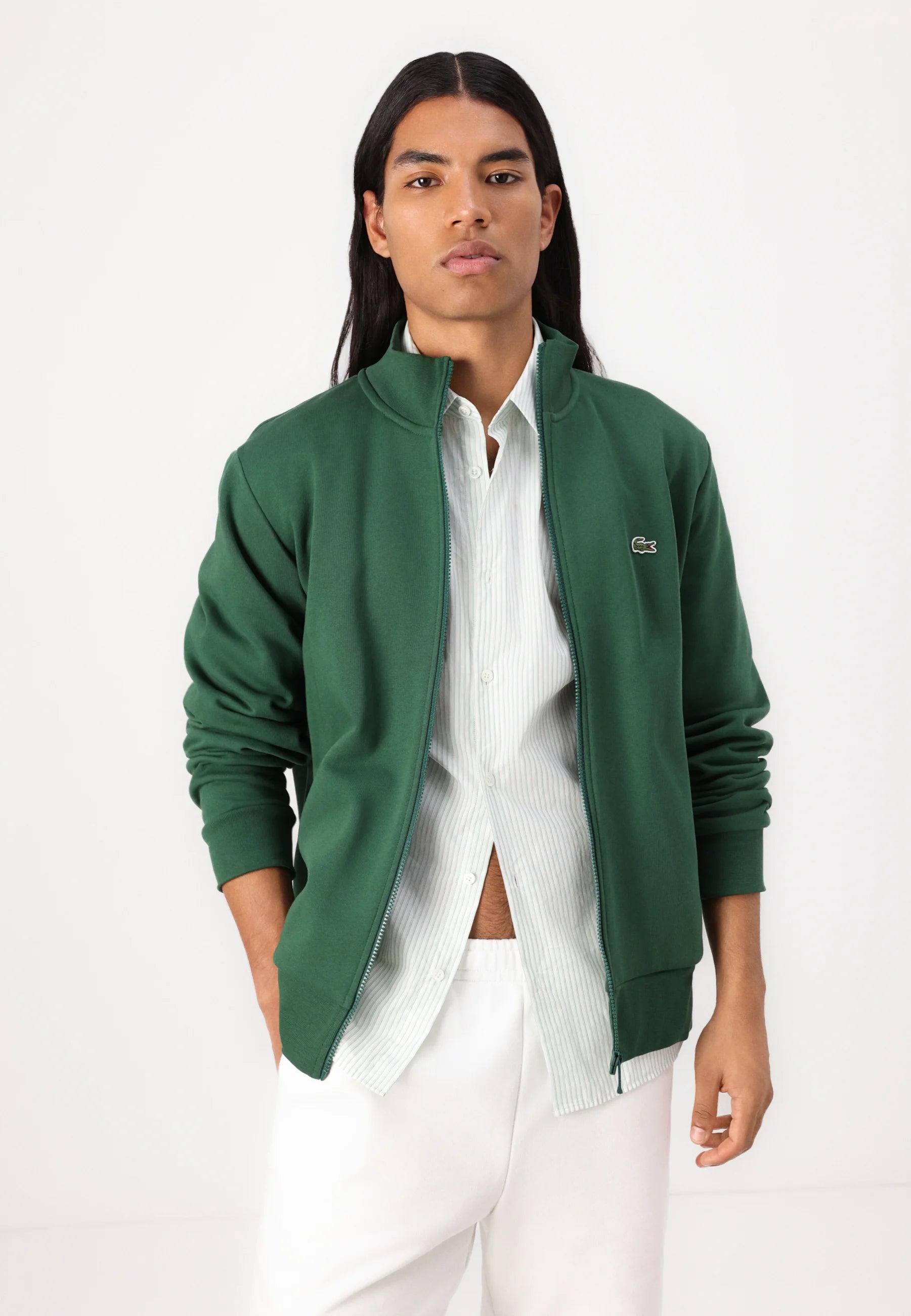 Jaqueta Lacoste Gola Alta - Verde
