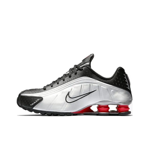 Tênis Nike Shox R4 Black Metallic Silver
