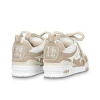Tênis Lv Skate Beige White
