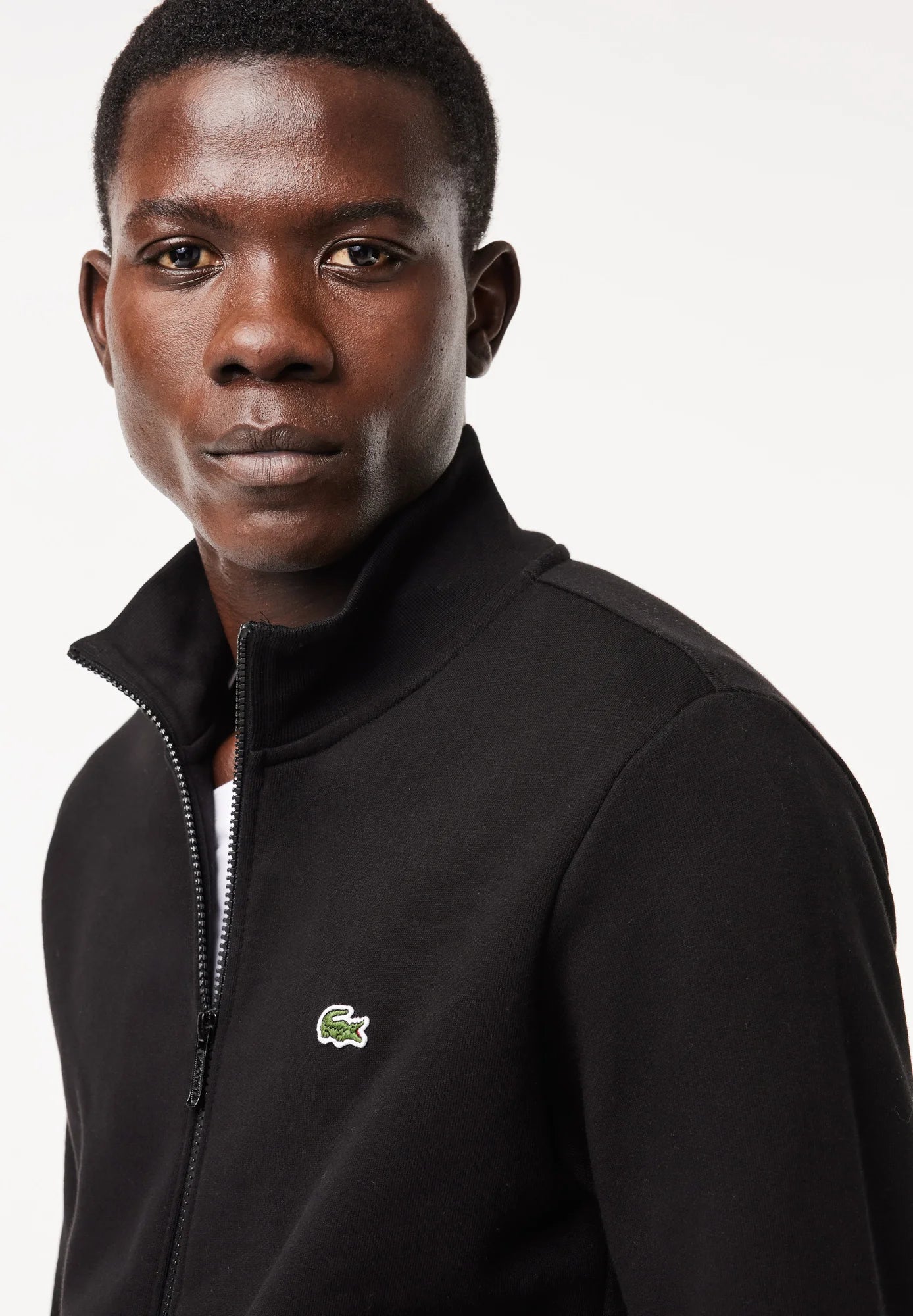 Jaqueta Lacoste Gola Alta - Preto