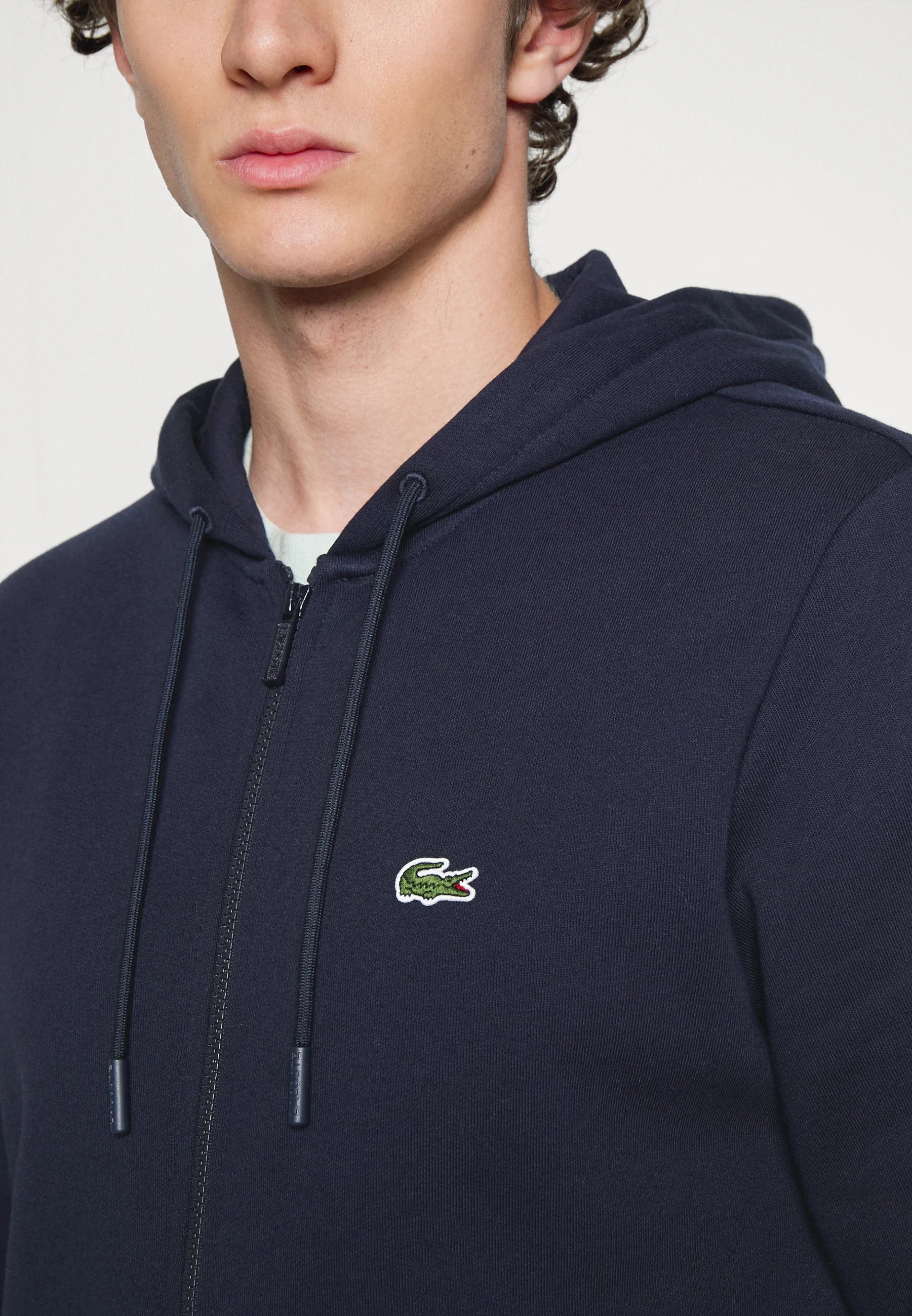 Moletom Lacoste com Capuz - Azul Marinho