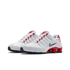 Tênis Nike Shox NZ White University Red