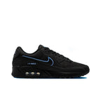tênis masculino, tênis esportivo, tênis preto, tênis preto com azul, tênis confortável, tênis casual, tênis para caminhada, tênis para corrida, tênis academia, tênis dia a dia