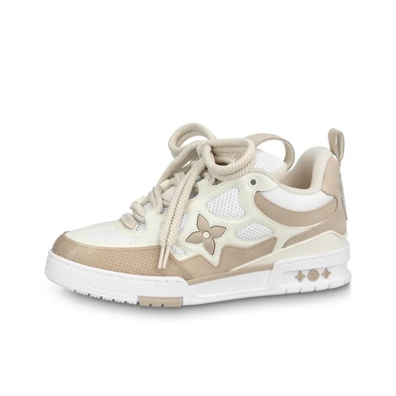 Tênis Lv Skate Beige White