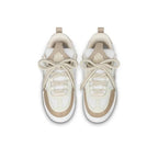Tênis Lv Skate Beige White